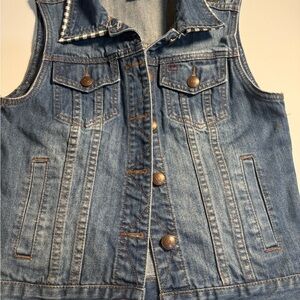 Adam Levine Collection Blue Denim Vest